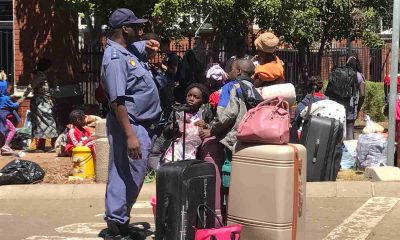 law enforcement officials is preparing to evict a group of refugees camping at the United Nations High Commission for Refugees