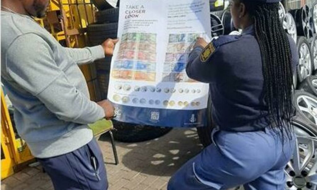 Brakpan SAPS Educates Businesses on New Currency to Combat Fraud