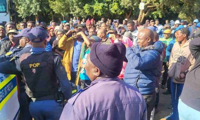 Protestors barricaded Pretoria West roads