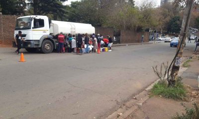 Residents in Yeoville are frustrated with the continuing water outages