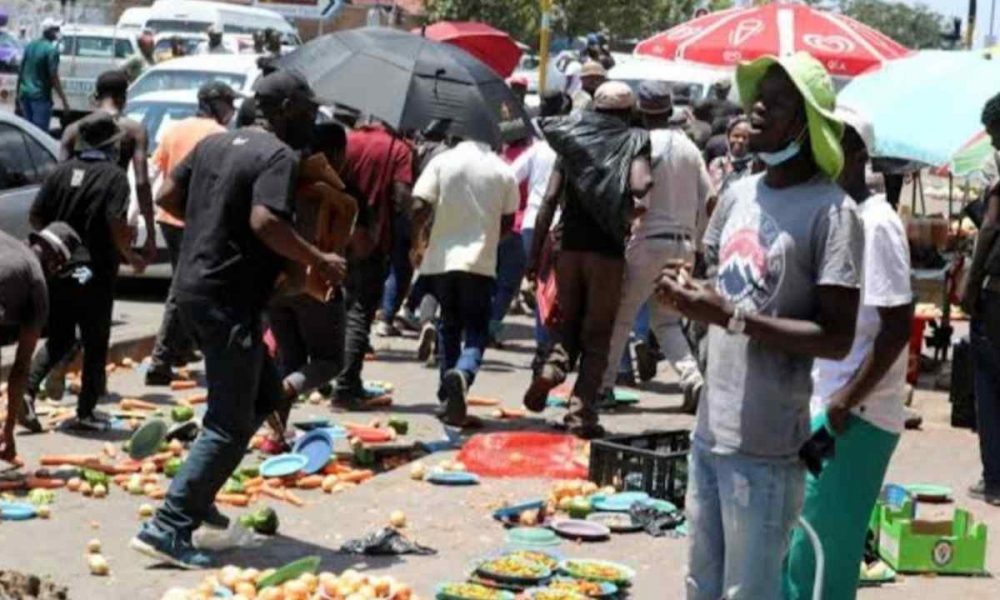 Street vendors in Tshwane