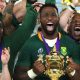 Siya Kolisi Springbok Captain holding Rugby World Cup Trophy -Photo: Facebook / @Siya Kolisi