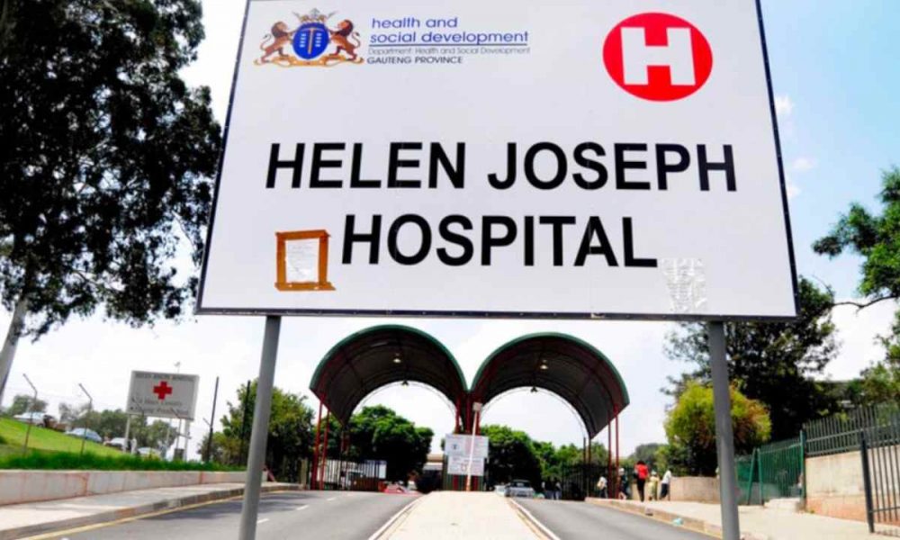 water supply at Helen Joseph Hospital