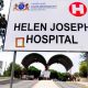 water supply at Helen Joseph Hospital