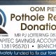 The Pothole Man is asking for donations