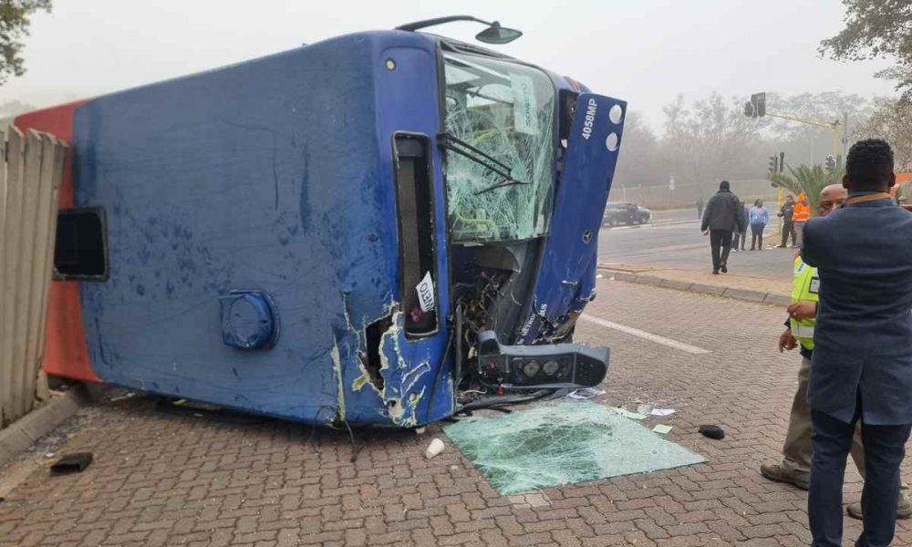 accident outside the University of Johannesburg