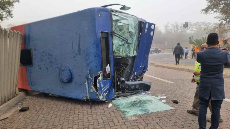 accident outside the University of Johannesburg