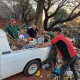 Organisations clear up waste and rubble to dispose of it