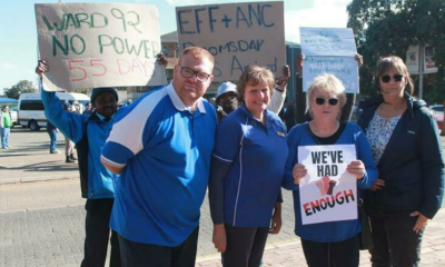 DA councillors Kade Guerreiro (Ward 92), Wendy Morgan (Ward 36), and Jean Ingram (Ward 39) together with the Member of Parliament Michéle Clarke are in solidarity with Germiston residents on the energy crisis.