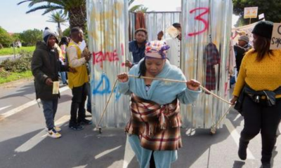 Housing Advocates March to the President's Residence in South Africa