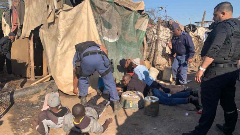 Police have arrested 43 foreign nationals in Riverlea