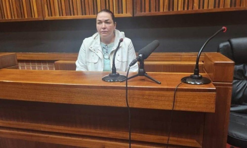 Steenkamp claims her husband forced her to commit fraud