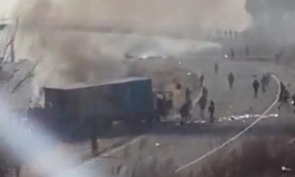 eldorado park -Protesters Burn Truck Leaving Driver Jobless: N12 Incident in Gauteng