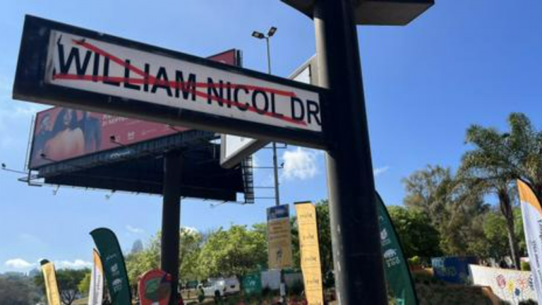 COJ's Effort to Remove Apartheid Legacy Renaming William Nicol Drive