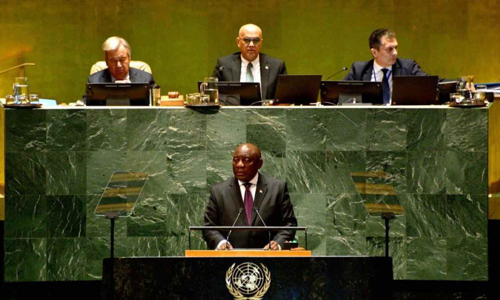 Cyril Ramaphosa's address at UNGA