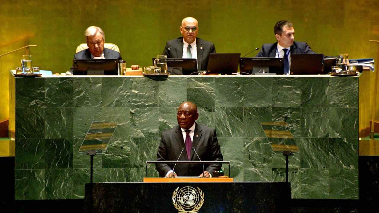 Cyril Ramaphosa's address at UNGA