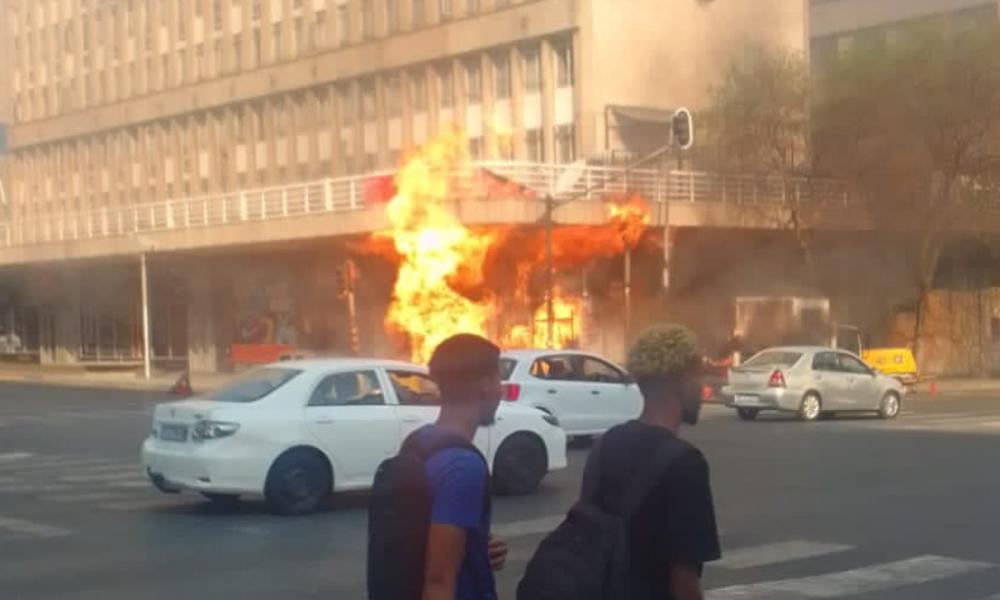 Gas Explosion at Bertha and De Korte Streets in Braamfontein