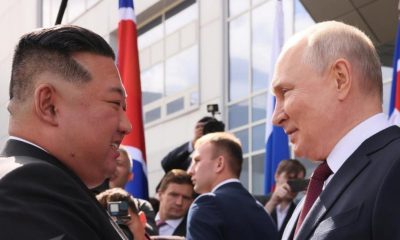 Kim Jong Un met with Vladimir Putin