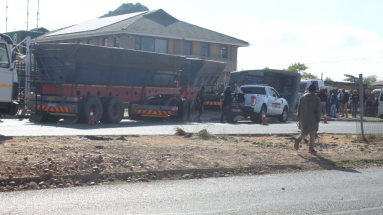 Massive Truck Collides with Compact Taxi Rank on Ontdekkers Road