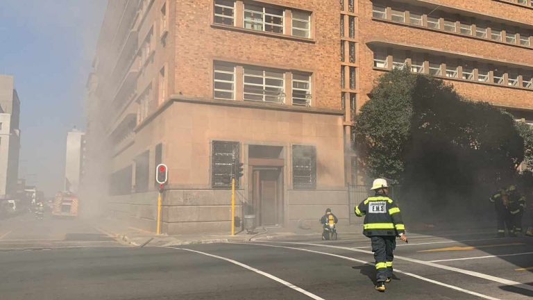 another fire in the Johannesburg CBD