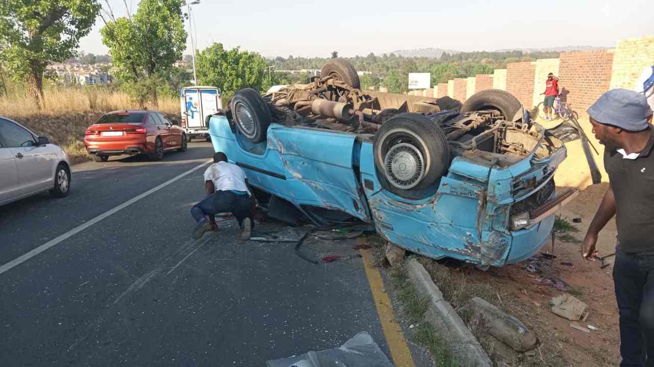 Taxi accident on Johan Road