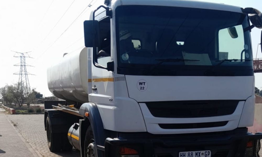 more than 50 tankers sent out by joburg water