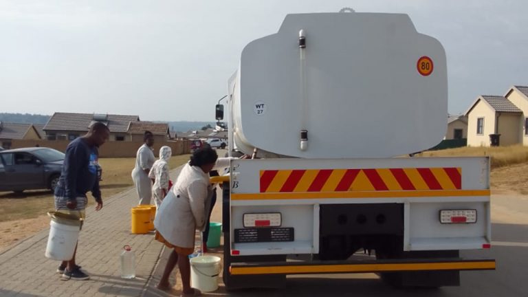 water shedding in Gauteng