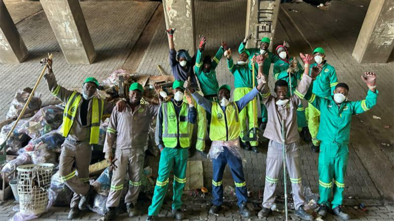 Community Collaboration Cleans Up Boeing Road (N3 Underpass)