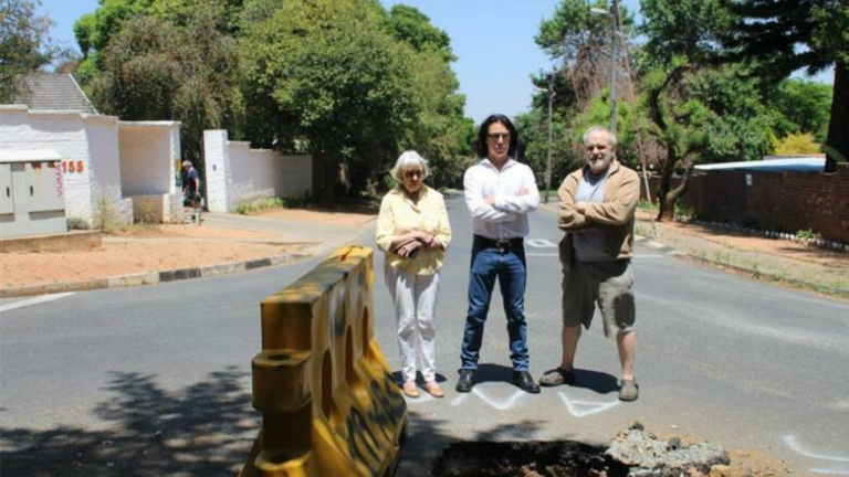 JRA Struggles to Repair Pothole