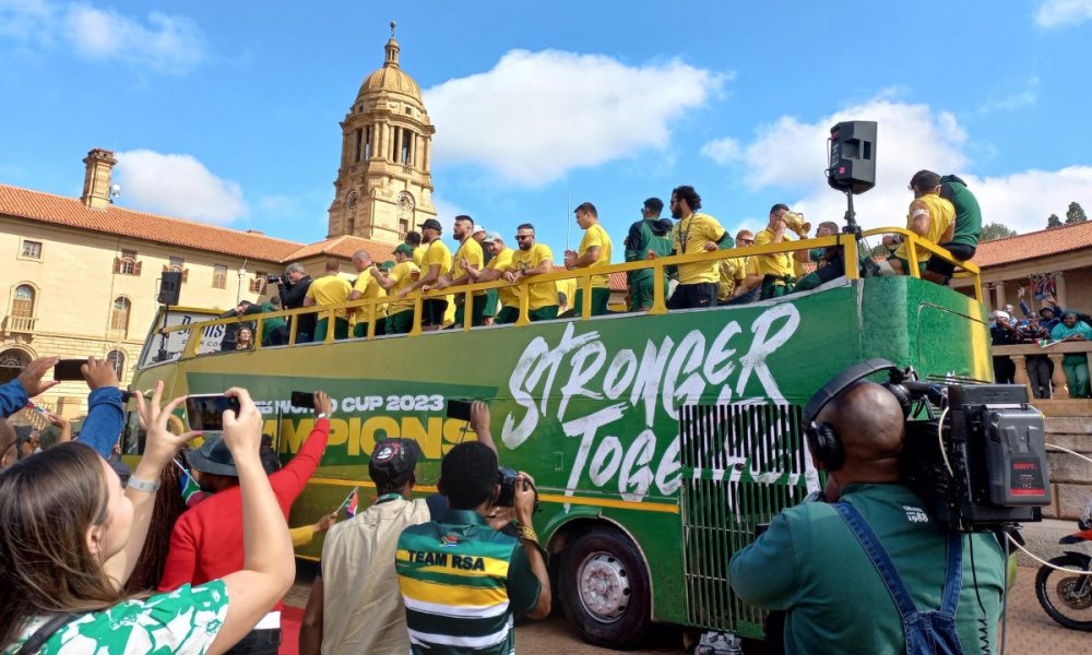 President Ramaphosa will welcome the Springboks