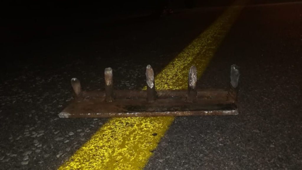 road spikes in Gauteng